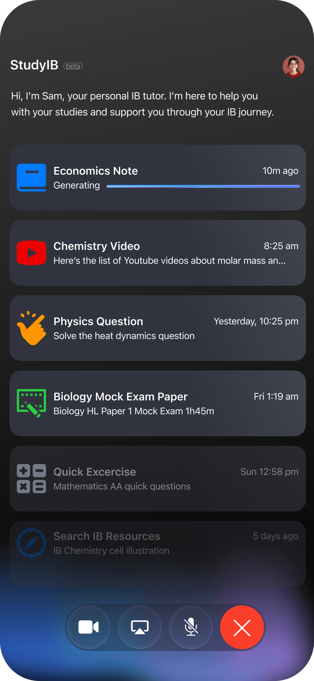 StudyIB - AI Tutor for IB Students | Personal Learning Assistant