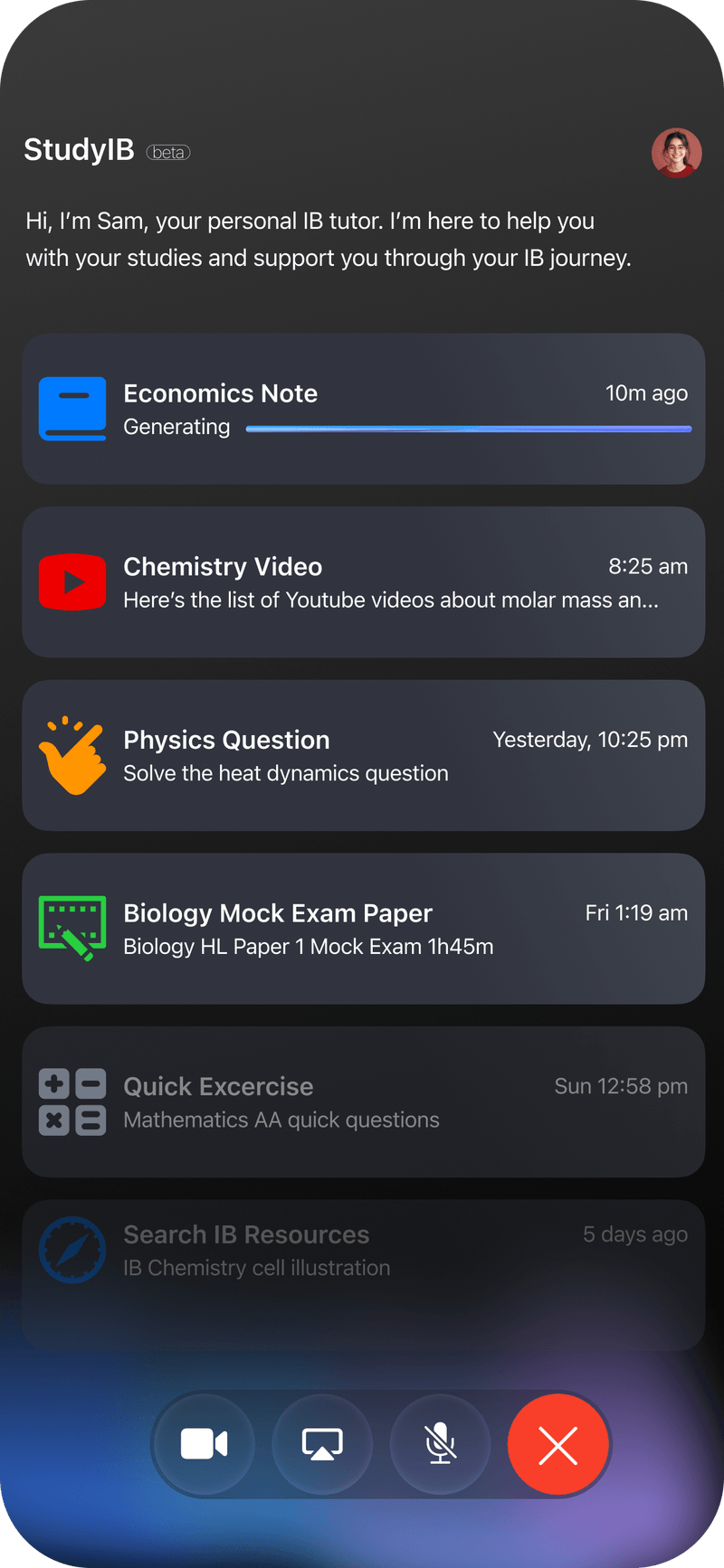 StudyIB - AI Tutor for IB Students | Personal Learning Assistant